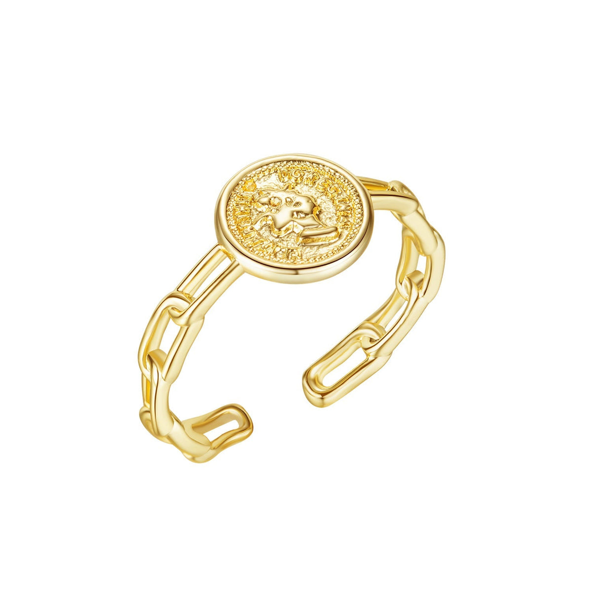 Adjustable Open Ring – Round Design